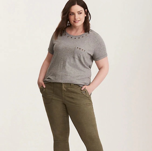 torrid Tops - Torrid Grommet Pocket Tee